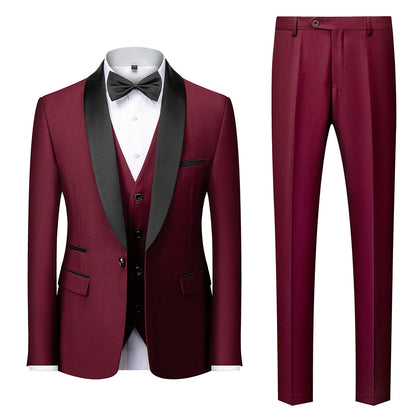 Business Casual Suits Men's Wedding Groom Dresses