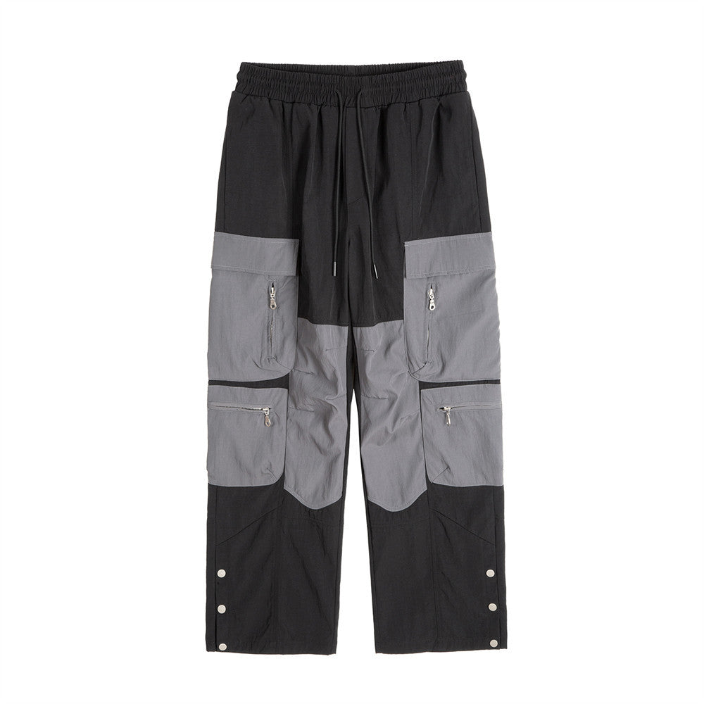 Mechanical Style Multi-pocket Cargo Pants