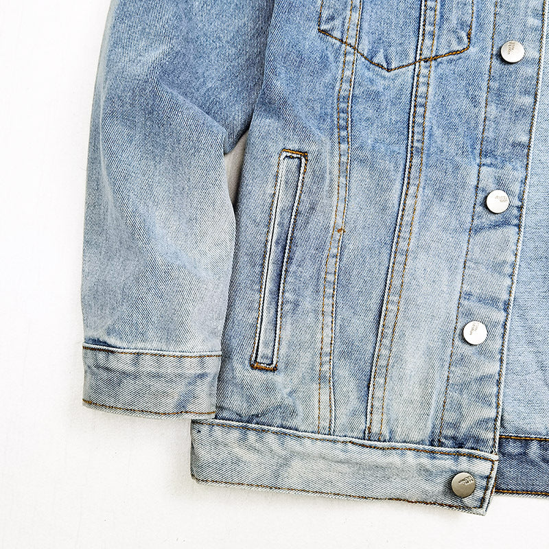 Men European And American Trend Denim Jacket