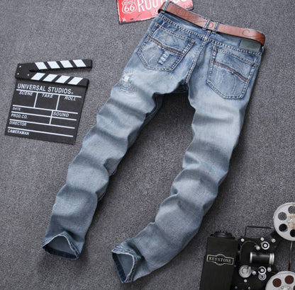Fashion Brand Designer Mens Ripped Jeans Pants