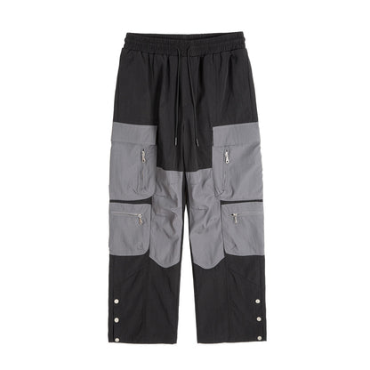 Mechanical Style Multi-pocket Cargo Pants