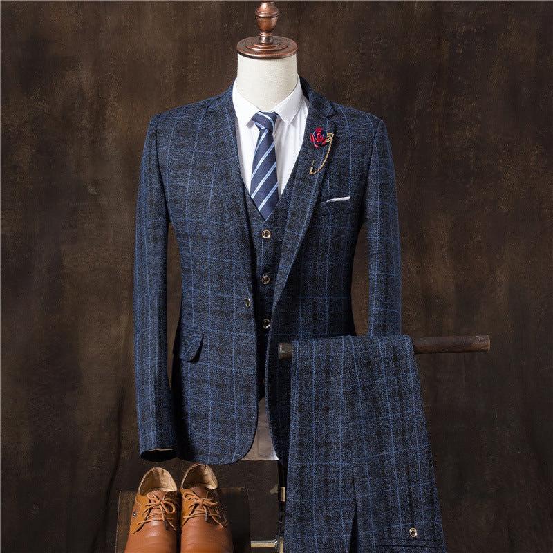 Men 3 Pieces Suit Set Men Wedding Suits