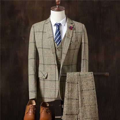 Men 3 Pieces Suit Set Men Wedding Suits