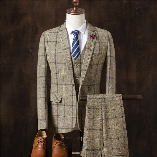Men 3 Pieces Suit Set Men Wedding Suits
