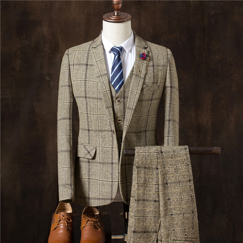 Men 3 Pieces Suit Set Men Wedding Suits
