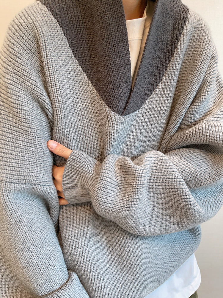 Hooded Sweater Knitted Coat