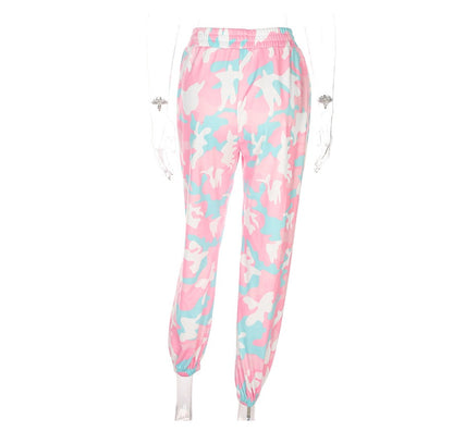High Waist Casual Joggers Elastic Sweatpants