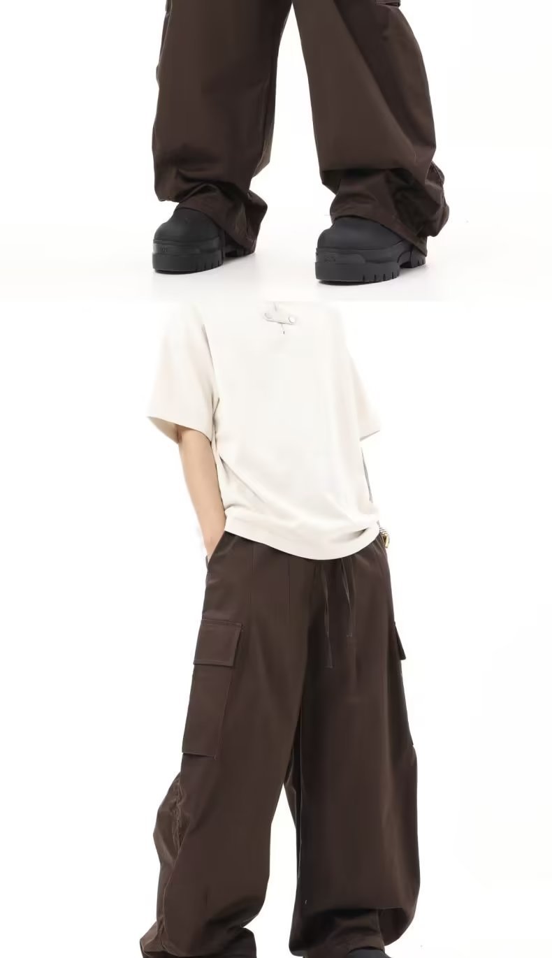 American Vintage Crumpled Cargo Pants