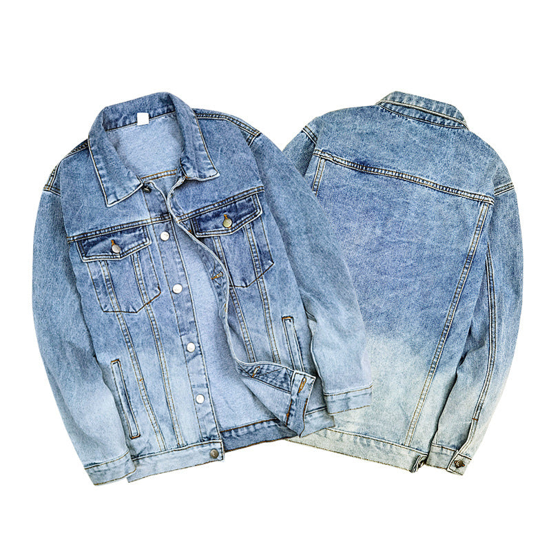 Men European And American Trend Denim Jacket