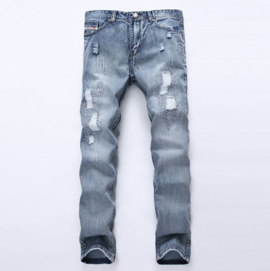 Fashion Brand Designer Mens Ripped Jeans Pants