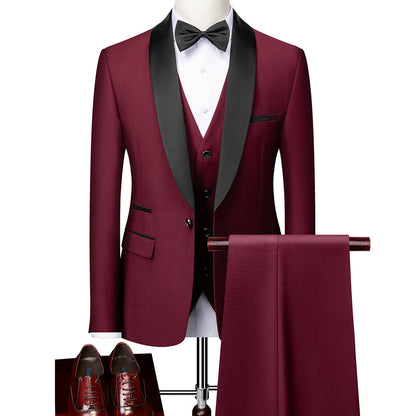 Business Casual Suits Men's Wedding Groom Dresses