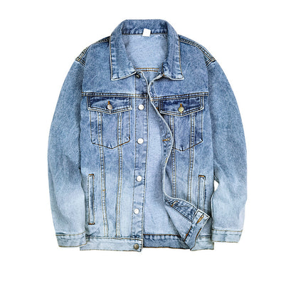 Men European And American Trend Denim Jacket