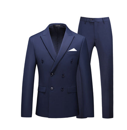 Men 2 Pieces Slim Fit Casual Tuxedo Suit