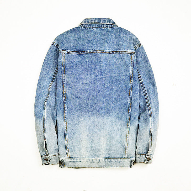 Men European And American Trend Denim Jacket