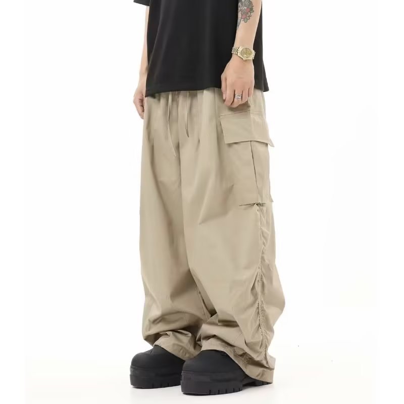 American Vintage Crumpled Cargo Pants
