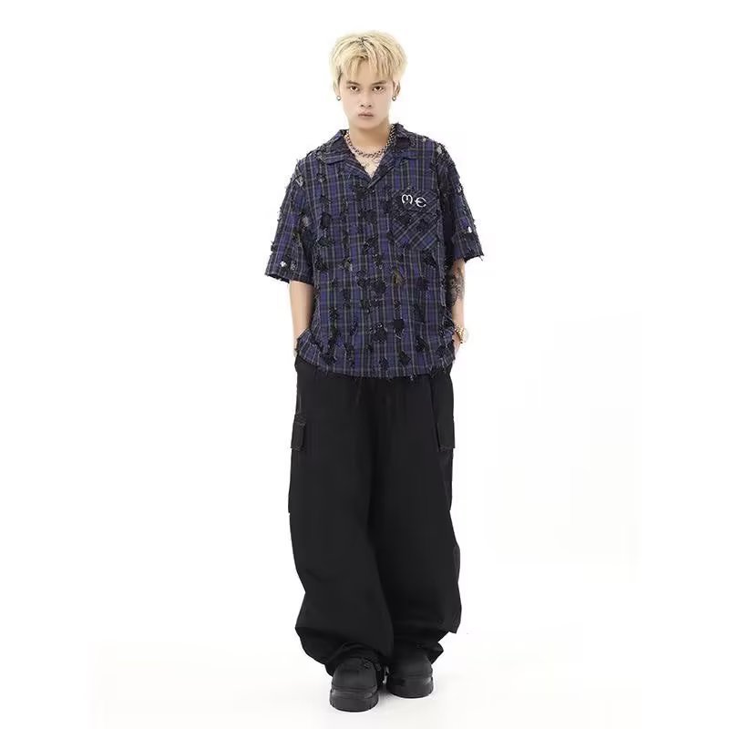 American Vintage Crumpled Cargo Pants