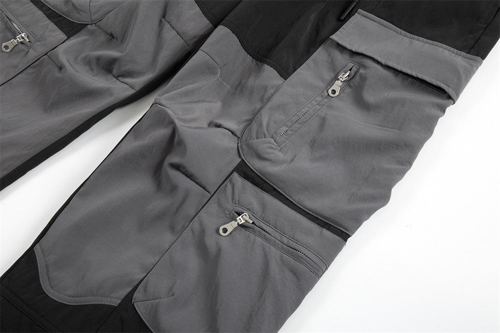 Mechanical Style Multi-pocket Cargo Pants