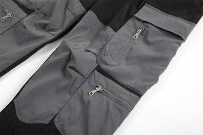 Mechanical Style Multi-pocket Cargo Pants